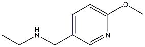 ethyl[(6-methoxypyridin-3-yl)methyl]amine Struktur