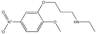 ethyl[3-(2-methoxy-5-nitrophenoxy)propyl]amine Struktur