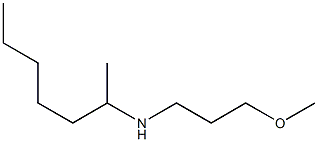 heptan-2-yl(3-methoxypropyl)amine Struktur