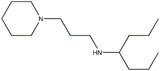 heptan-4-yl[3-(piperidin-1-yl)propyl]amine Struktur