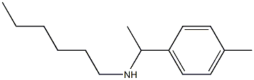 hexyl[1-(4-methylphenyl)ethyl]amine Struktur