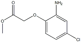 methyl (2-amino-4-chlorophenoxy)acetate Struktur