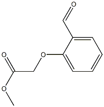 methyl 2-(2-formylphenoxy)acetate Struktur