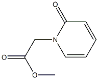 methyl 2-(2-oxo-1,2-dihydropyridin-1-yl)acetate Struktur