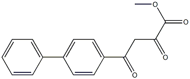 methyl 2,4-dioxo-4-(4-phenylphenyl)butanoate Struktur