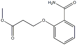 methyl 3-(2-carbamoylphenoxy)propanoate Struktur