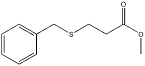 methyl 3-(benzylsulfanyl)propanoate Struktur