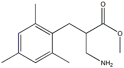 methyl 3-amino-2-[(2,4,6-trimethylphenyl)methyl]propanoate Struktur