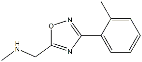 methyl({[3-(2-methylphenyl)-1,2,4-oxadiazol-5-yl]methyl})amine Struktur