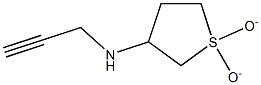 N-(1,1-dioxidotetrahydrothien-3-yl)-N-prop-2-ynylamine Struktur