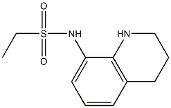 N-(1,2,3,4-tetrahydroquinolin-8-yl)ethane-1-sulfonamide Struktur