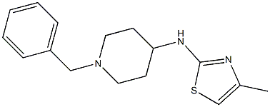 N-(1-benzylpiperidin-4-yl)-4-methyl-1,3-thiazol-2-amine Struktur