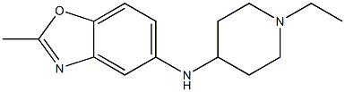 N-(1-ethylpiperidin-4-yl)-2-methyl-1,3-benzoxazol-5-amine Struktur