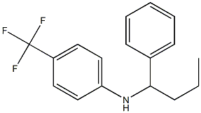 N-(1-phenylbutyl)-4-(trifluoromethyl)aniline Struktur