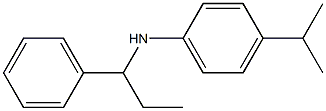 N-(1-phenylpropyl)-4-(propan-2-yl)aniline Struktur