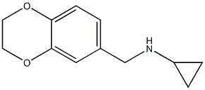 N-(2,3-dihydro-1,4-benzodioxin-6-ylmethyl)cyclopropanamine Struktur