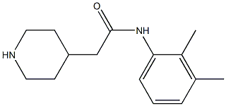 N-(2,3-dimethylphenyl)-2-piperidin-4-ylacetamide Struktur