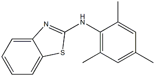 N-(2,4,6-trimethylphenyl)-1,3-benzothiazol-2-amine Struktur