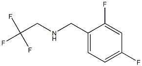 N-(2,4-difluorobenzyl)-N-(2,2,2-trifluoroethyl)amine Struktur