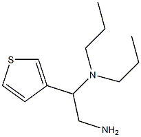 N-(2-amino-1-thien-3-ylethyl)-N,N-dipropylamine Struktur