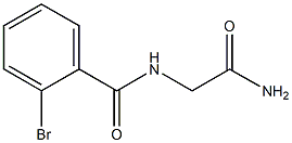 N-(2-amino-2-oxoethyl)-2-bromobenzamide Struktur