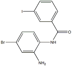 N-(2-amino-4-bromophenyl)-3-iodobenzamide Struktur