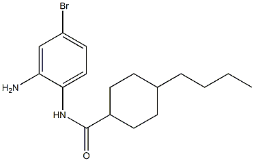 N-(2-amino-4-bromophenyl)-4-butylcyclohexane-1-carboxamide Struktur