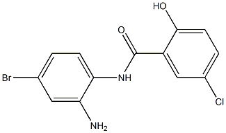 N-(2-amino-4-bromophenyl)-5-chloro-2-hydroxybenzamide Struktur