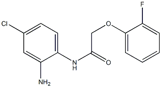 N-(2-amino-4-chlorophenyl)-2-(2-fluorophenoxy)acetamide Struktur