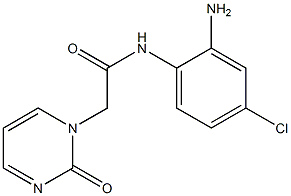 N-(2-amino-4-chlorophenyl)-2-(2-oxopyrimidin-1(2H)-yl)acetamide Struktur