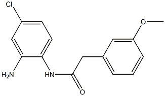 N-(2-amino-4-chlorophenyl)-2-(3-methoxyphenyl)acetamide Struktur