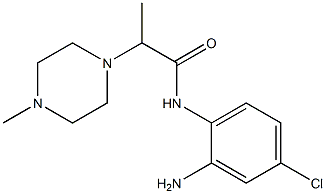 N-(2-amino-4-chlorophenyl)-2-(4-methylpiperazin-1-yl)propanamide Struktur