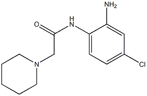 N-(2-amino-4-chlorophenyl)-2-piperidin-1-ylacetamide Struktur