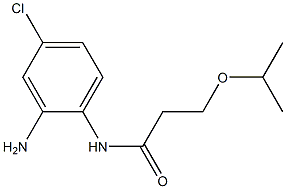 N-(2-amino-4-chlorophenyl)-3-(propan-2-yloxy)propanamide Struktur