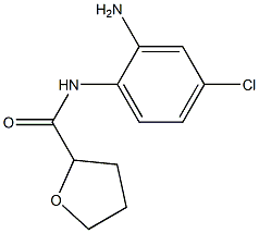 N-(2-amino-4-chlorophenyl)tetrahydrofuran-2-carboxamide Struktur