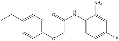 N-(2-amino-4-fluorophenyl)-2-(4-ethylphenoxy)acetamide Struktur