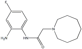 N-(2-amino-4-fluorophenyl)-2-(azocan-1-yl)acetamide Struktur