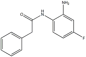 N-(2-amino-4-fluorophenyl)-2-phenylacetamide Struktur