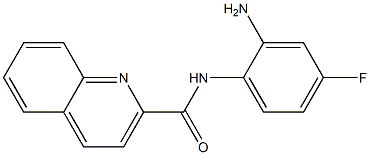 N-(2-amino-4-fluorophenyl)quinoline-2-carboxamide Struktur