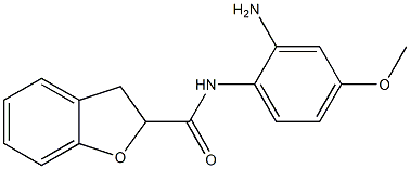 N-(2-amino-4-methoxyphenyl)-2,3-dihydro-1-benzofuran-2-carboxamide Struktur