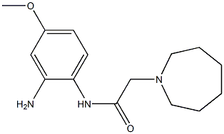 N-(2-amino-4-methoxyphenyl)-2-azepan-1-ylacetamide Struktur