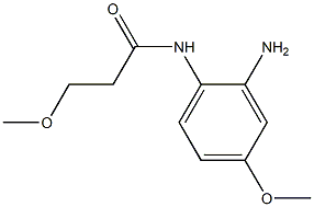 N-(2-amino-4-methoxyphenyl)-3-methoxypropanamide Struktur