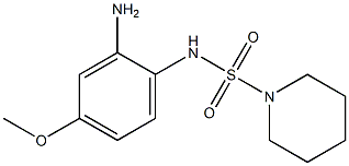 N-(2-amino-4-methoxyphenyl)piperidine-1-sulfonamide Struktur