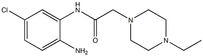 N-(2-amino-5-chlorophenyl)-2-(4-ethylpiperazin-1-yl)acetamide Struktur