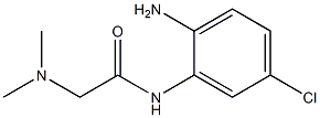 N-(2-amino-5-chlorophenyl)-2-(dimethylamino)acetamide Struktur