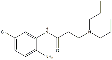 N-(2-amino-5-chlorophenyl)-3-(dipropylamino)propanamide Struktur