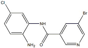 N-(2-amino-5-chlorophenyl)-5-bromopyridine-3-carboxamide Struktur