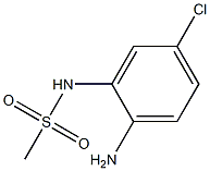 N-(2-amino-5-chlorophenyl)methanesulfonamide Struktur