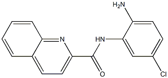 N-(2-amino-5-chlorophenyl)quinoline-2-carboxamide Struktur