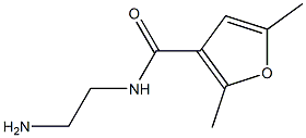 N-(2-aminoethyl)-2,5-dimethyl-3-furamide Struktur